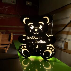LED Taddy Bear Frame
