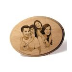 Wooden Engraving Ovel