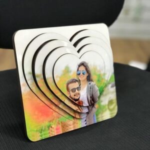 3 D heart frame
